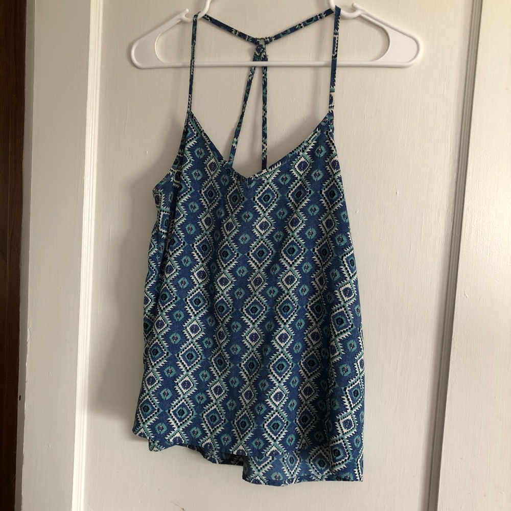 Hollister Aztec Printed Tank Top